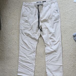 Ecko Unlimited Cream Sweatpants Versatile Joggers